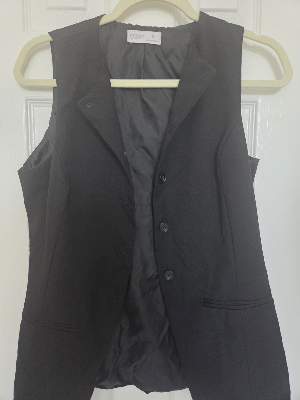 Primark Women’s Black Tailored Sleeveless Blazer Vest